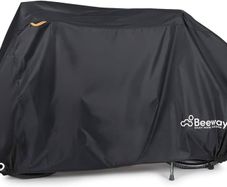 FREE EXPRESS SHIPPING Bike Cover, Waterproof Bicycle Cover Indoor Outdoor Storage - 210T Nylon with Pu Coating, Safty Straps, Lock-holes, Fits for Most Bikes