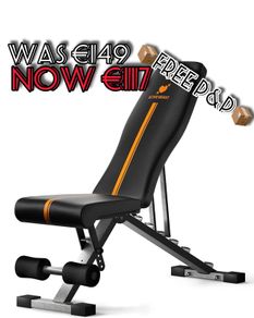 NEW SALE | Foldable Adjustable Weight Bench | 90 Degree, Incline, Decline, Flat