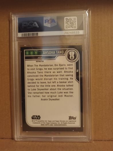 Ahsoka tano psa card (stars wars)