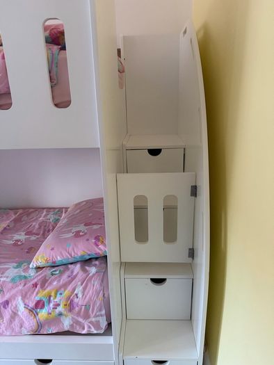 Tall Bunk with Staircase and storage