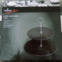 NEW Stale 2 Tier Cake Stand in box 6 euro