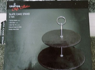NEW Stale 2 Tier Cake Stand in box 6 euro