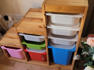 Ikea Trofast Storage Combination With Boxes For Sale in Lucan, Dublin ...