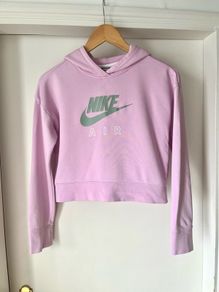 girls Nike cropped hoodie 12/13