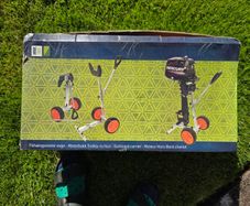 Outboard motor trolley/stand