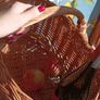 NEW Wicker shopping basket, ideal for the car& top up shop, mushroom picking, picnic. The best quality, sturdy Image 4