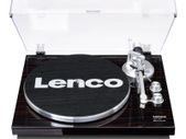Dark Wood Turntable Record Player Bluetooth Turntable