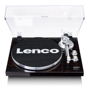 Dark Wood Turntable Record Player Bluetooth Turntable