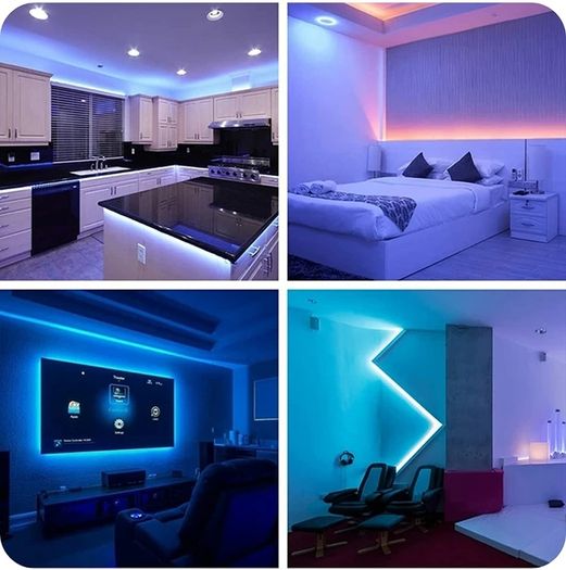 LED Strip Lights 20 Meters RGB Bluetooth Multicolour New In Box