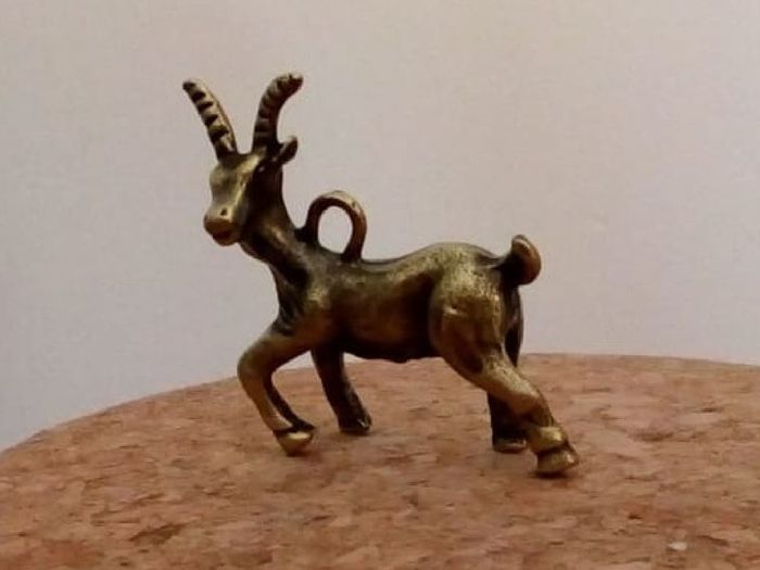 Metal Goat Figure
