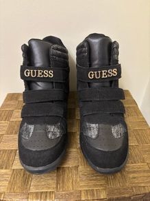 Guess snickers with hidden platform wide feet size 39