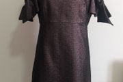 Milly metallic cold shoulder dress - sz 14