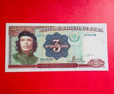 Cuba 3 Pesos. 1995 Che Guevara  SCARCE ( Uncirculated )