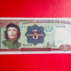 Cuba 3 Pesos. 1995 Che Guevara  SCARCE ( Uncirculated )