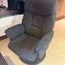 swivel recliner with footstool Image 2