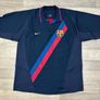 Genuine Vintage 2002 Nike Barcelona Away Henrik Larsson Jersey Shirt Mens XXL Image 3