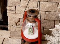 main image for ad Christmas Snow Scene Lantern with Bronze Colour