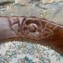 Antique mahogany Folding Rocking Chair. Image 3