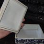 Vintage Chinese Porcelain Trinket Box with Gold Gilt Detail Image 7