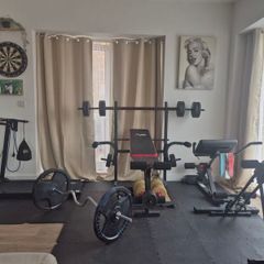 gym, weight  bench, equipment