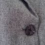 Grey Herringbone Long Blazer Image 4
