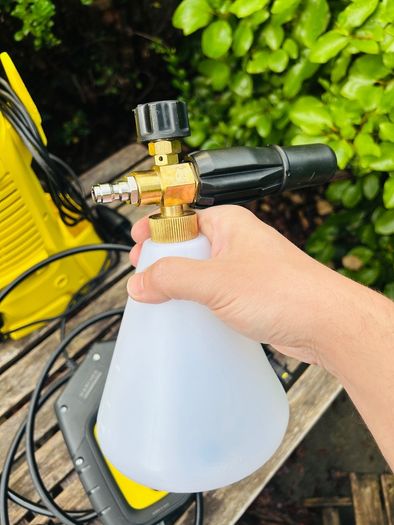 Karcher K2 Pressure Washer and Halfords Premium Snow Foam