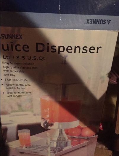 8 litre sunnex juice dispenser