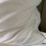 New 100% cotton crisp white 65cm x 65cm French ladder stitch Oxford pillowcase Image 4