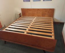 Art nouvelle double bed