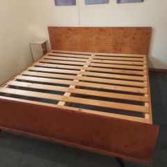 Art nouvelle double bed