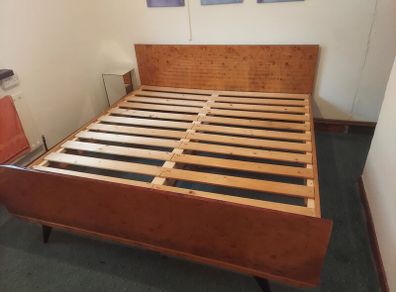 Art nouvelle double bed