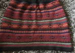 Patterned Mini Skirt