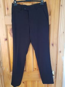 mens black trousers 32 R