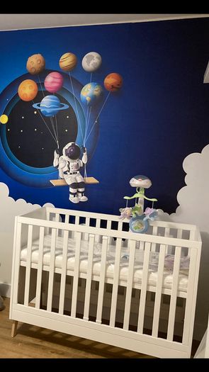 Cot bed + mattress