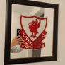 Liverpool Signed David James Glove And Custom made Liverpool Mirror Image 2