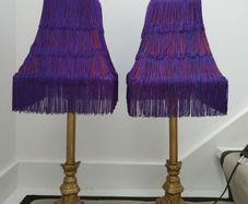 Victorian Style Fringe Lamps