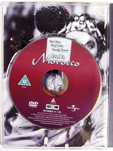Road To (Singapore, Zanzibar, Morocco, Utopia) Bing Crosby, Dorothy Lamour & Bob Hope (4 Movie Boxset With Artcards) [4xDVD Movies]