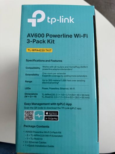 Powerline WiFi 3-Pack kit