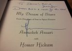 My Dream Of Stars - SIGNED by Anousheh Ansari !!