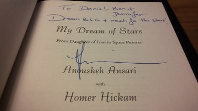 My Dream Of Stars - SIGNED by Anousheh Ansari !!
