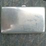 1918 solid sterling silver WW1 cigarette case Image 2