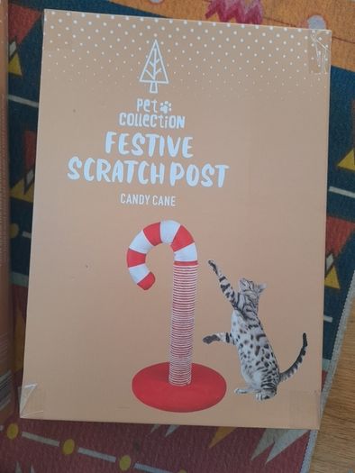 cat scratching post
