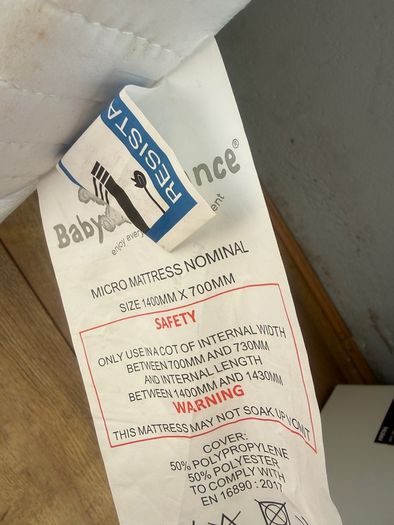 Toddler bed mattress