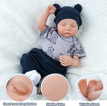 NEW SALE | Lifelike Reborn-Baby Dolls 17 inch Realistic Newborn Baby Dolls Boy Dolls