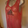 BNWT Adidas Training mesh top Vivid Berry Unisex size M Postage included Image 3