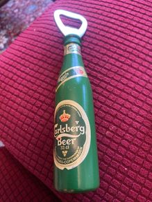Vintage Timber Carlsberg Bottle Opener