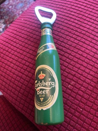 Vintage Timber Carlsberg Bottle Opener