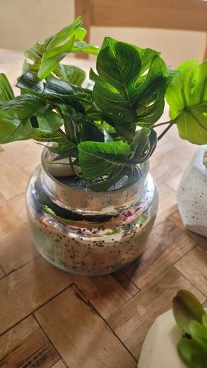 Artificial Plants in Ceramic, Glass, Stone & PVC Pots x8