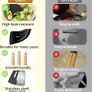 Silicone Kitchen Utensils 22 Pieces, Set of Utensils da Cucina per Pentole Antiaderenti, Heat and Non-Stick with Wooden Handle for Utensils BPA Free (Black) Image 6