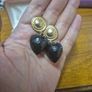 Vintage Heart Earrings Image 3